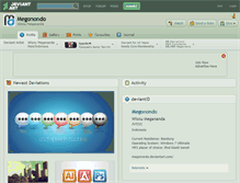 Tablet Screenshot of megonondo.deviantart.com