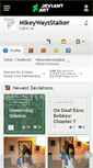 Mobile Screenshot of mikeywaysstalker.deviantart.com