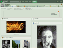 Tablet Screenshot of belost.deviantart.com