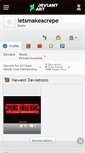 Mobile Screenshot of letsmakeacrepe.deviantart.com