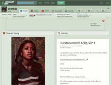 Tablet Screenshot of orenkie.deviantart.com