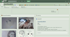 Desktop Screenshot of green0eyed0girl.deviantart.com