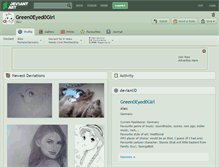 Tablet Screenshot of green0eyed0girl.deviantart.com