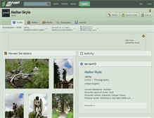 Tablet Screenshot of malise-skyla.deviantart.com