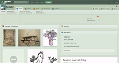 Desktop Screenshot of forkster.deviantart.com