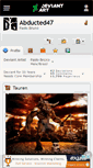 Mobile Screenshot of abducted47.deviantart.com