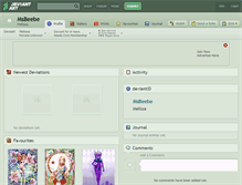 Tablet Screenshot of msbeebe.deviantart.com