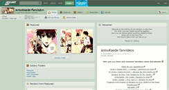 Desktop Screenshot of anisxkaede-fanclub.deviantart.com
