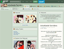 Tablet Screenshot of anisxkaede-fanclub.deviantart.com