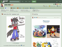 Tablet Screenshot of dhk1989.deviantart.com