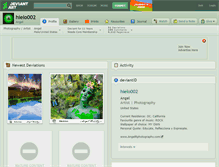 Tablet Screenshot of hielo002.deviantart.com
