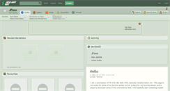 Desktop Screenshot of jfoxx.deviantart.com