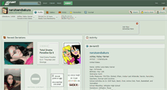 Desktop Screenshot of narutoandsakura.deviantart.com