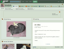 Tablet Screenshot of funnylove.deviantart.com