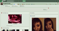 Desktop Screenshot of escapeaanxiety.deviantart.com