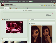 Tablet Screenshot of escapeaanxiety.deviantart.com