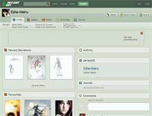 Tablet Screenshot of eshe-hairu.deviantart.com