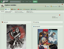 Tablet Screenshot of madcow-neotaku.deviantart.com