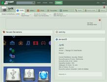 Tablet Screenshot of jyrik.deviantart.com