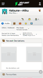 Mobile Screenshot of hatsune---miku.deviantart.com