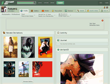 Tablet Screenshot of hysyanz.deviantart.com