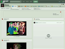 Tablet Screenshot of dikoto.deviantart.com