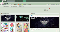 Desktop Screenshot of liliana-san.deviantart.com