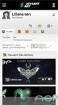 Mobile Screenshot of liliana-san.deviantart.com