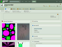 Tablet Screenshot of popymomdad.deviantart.com