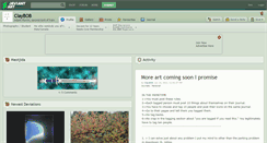 Desktop Screenshot of claybob.deviantart.com