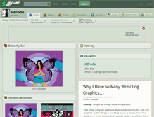 Tablet Screenshot of mbrodie.deviantart.com