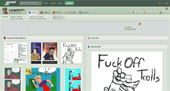 Desktop Screenshot of langolier91.deviantart.com