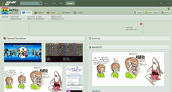 Desktop Screenshot of mcfizz.deviantart.com