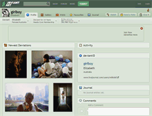 Tablet Screenshot of girlboy.deviantart.com