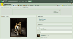 Desktop Screenshot of duckofdeath.deviantart.com