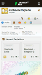 Mobile Screenshot of excheesetorpedo.deviantart.com
