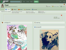 Tablet Screenshot of fyzel.deviantart.com
