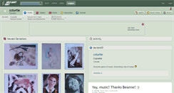 Desktop Screenshot of ccturtle.deviantart.com