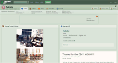 Desktop Screenshot of hakuku.deviantart.com