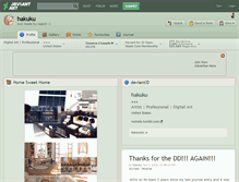 Tablet Screenshot of hakuku.deviantart.com