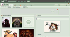 Desktop Screenshot of noretus.deviantart.com