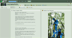 Desktop Screenshot of crazycosplayworld.deviantart.com
