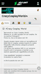 Mobile Screenshot of crazycosplayworld.deviantart.com
