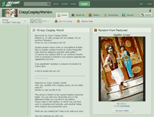 Tablet Screenshot of crazycosplayworld.deviantart.com