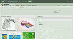 Desktop Screenshot of mythacis.deviantart.com
