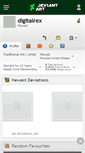 Mobile Screenshot of digitalrex.deviantart.com