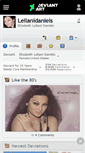 Mobile Screenshot of leilanidaniels.deviantart.com