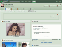 Tablet Screenshot of leilanidaniels.deviantart.com