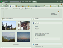 Tablet Screenshot of mydo.deviantart.com