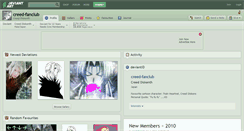 Desktop Screenshot of creed-fanclub.deviantart.com